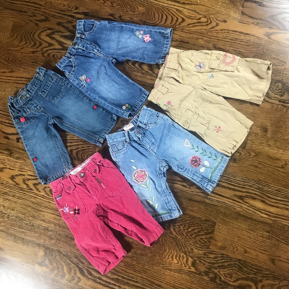 GAP Gymboree Jeans Khakis Corduroy Bundle 6-12M